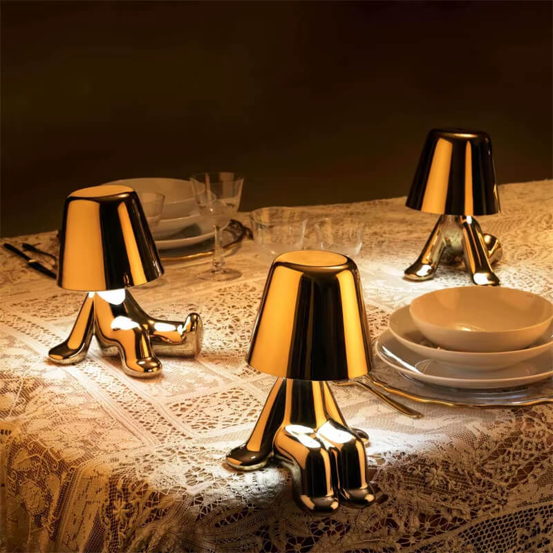 ThinkerGlow LED-bordslampa – Konstnärlig & Unik Design