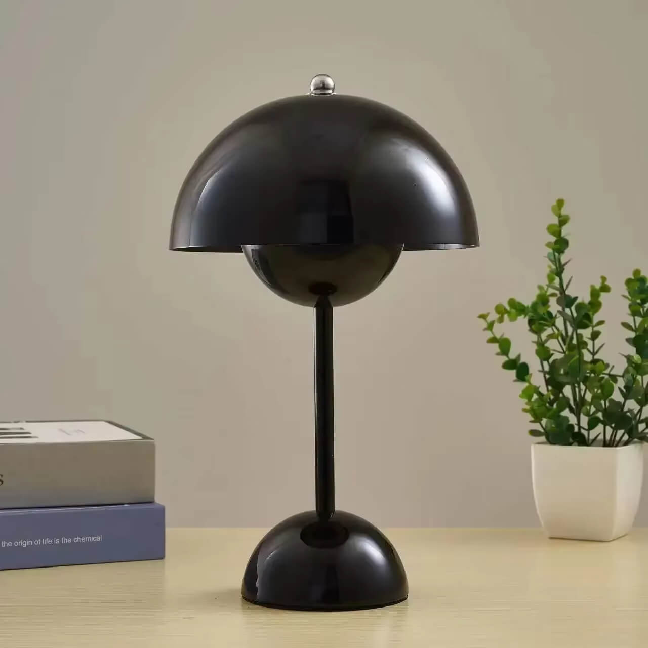 MushLume LED Bordslampa – Trådlös och Uppladdningsbar