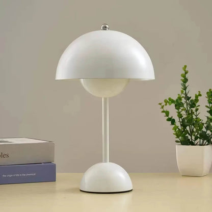 MushLume LED Bordslampa – Trådlös och Uppladdningsbar