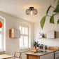 IronBeam Taklampa – Rustik & Modern Loftstil