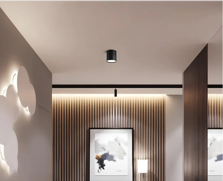 Justerbar LED Spotlight Taklampa – Ultratunn downlight utan håltagning