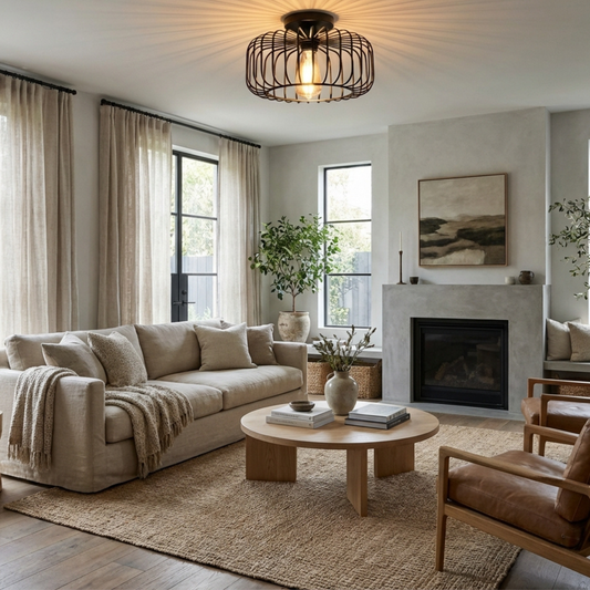 Taklampa - retroinspirerad design