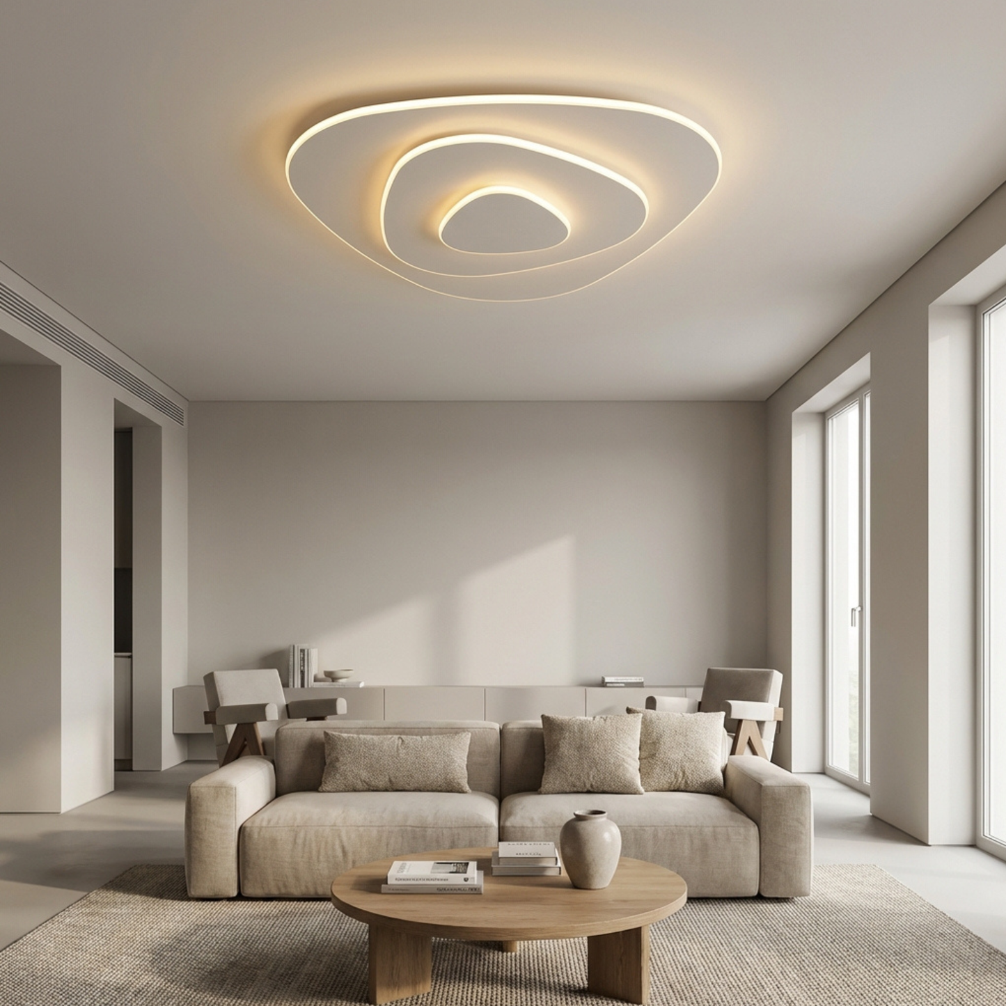 LED dimbar taklampa - modern design